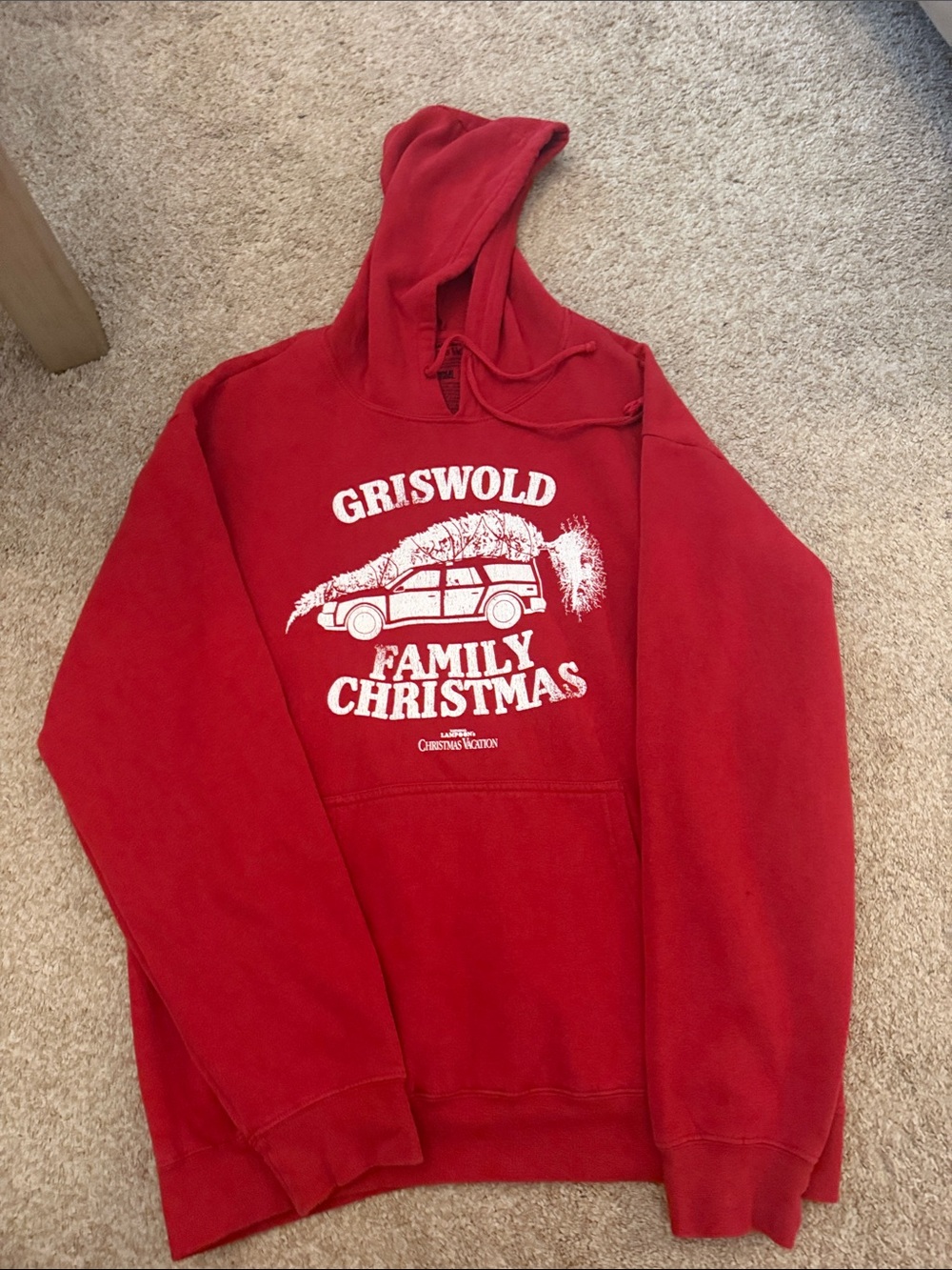 Griswold Family Christmas Red Hoodie Sweatshirt